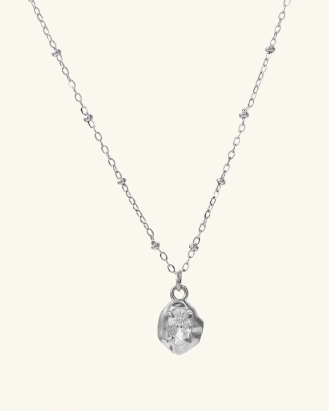 Collar Nube Plata