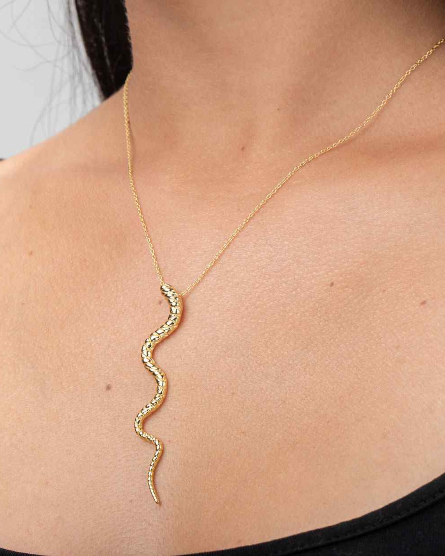 Collar Serpiente Dorado
