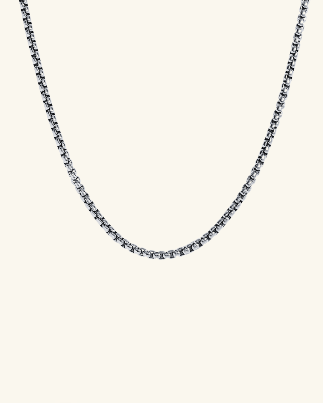 Collar Reloj 60 cm Plata