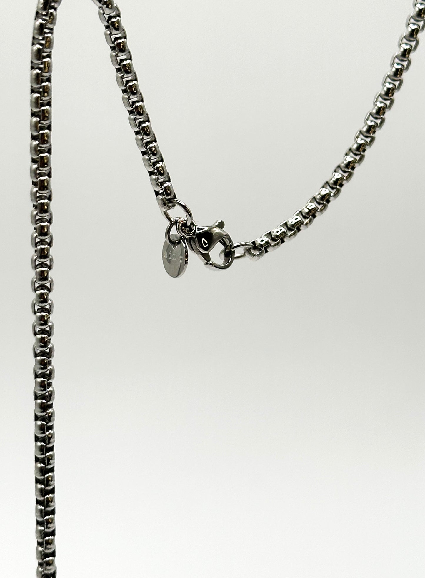 Collar Reloj 60 cm Plata