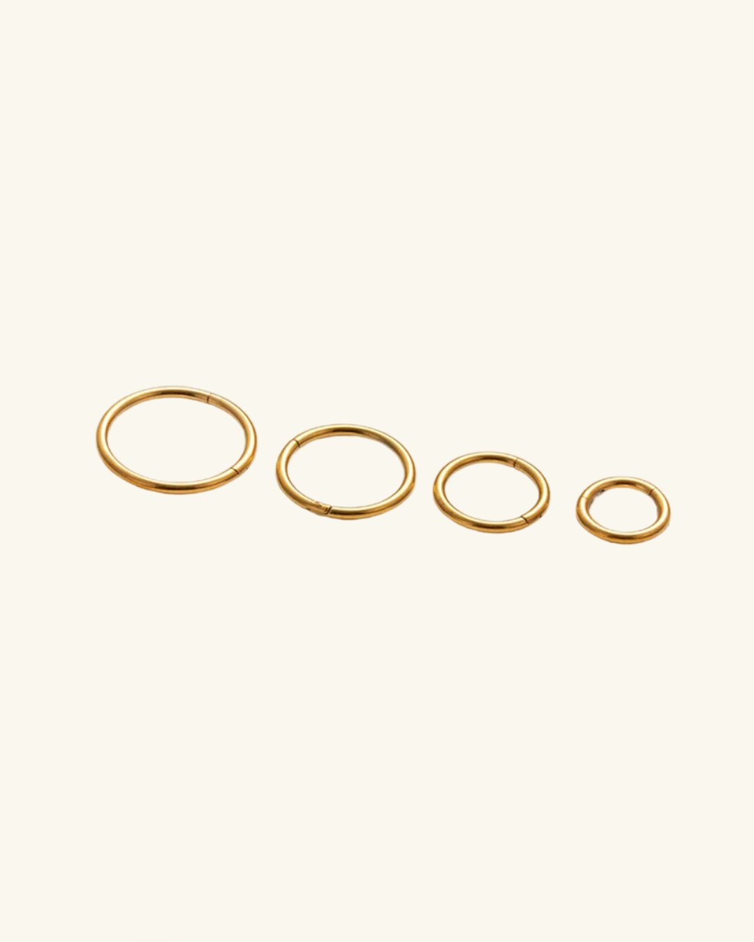 Piercing Aro Liso Dorado