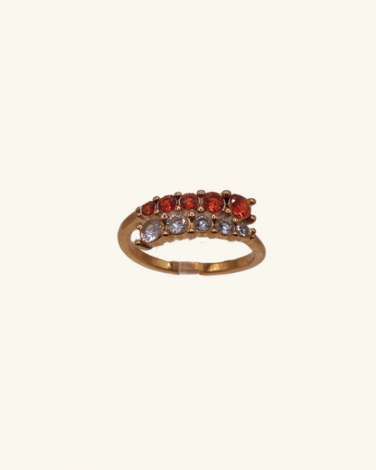 Anillo Brillos Naranja