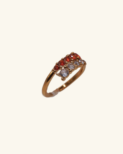 Anillo Brillos Naranja